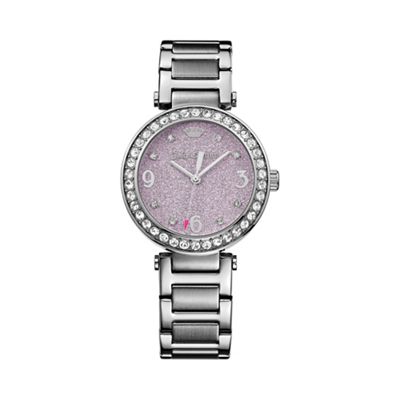 Ladies silver glitter dial bracelet watch 1901327